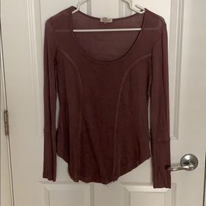 NWOT Urban Outfitters purple long sleeve top